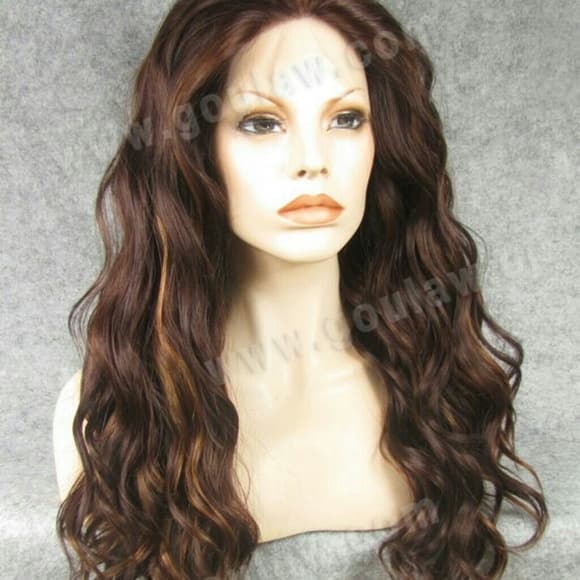 Beautiful Mixed Color Lace Front Wig 24 inches