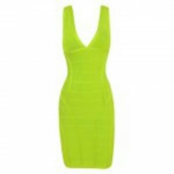 Beautiful Lime Green Bodycon dress