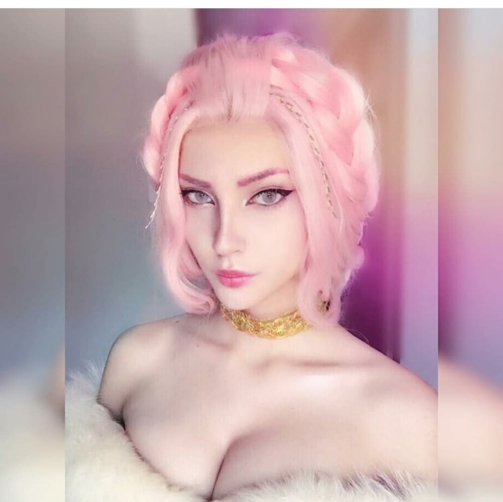 Pink Beauty LaceFront Wig Wig 22-24inches