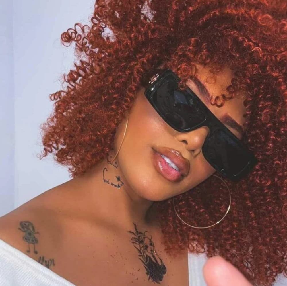 Copper Red Culy Beauty Full Wig!!