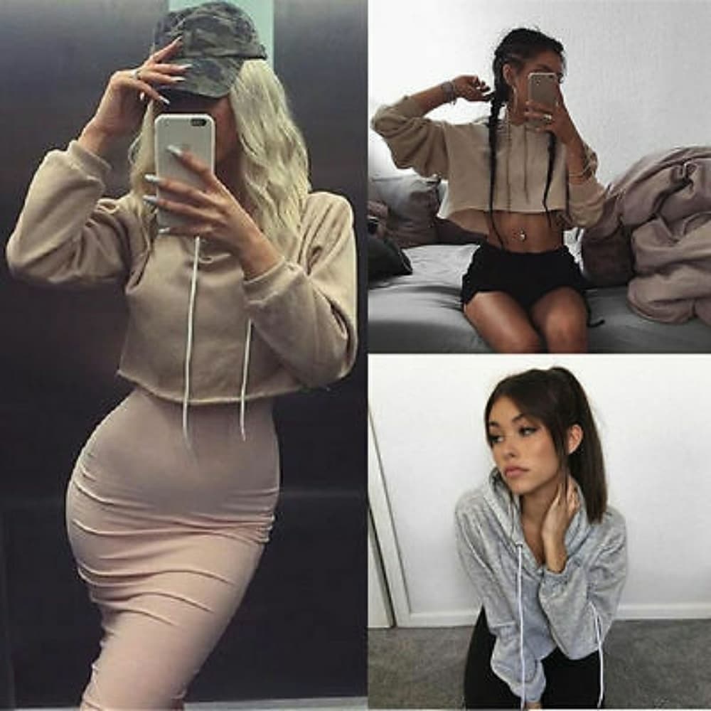 Beautiful Hooded Crop Top