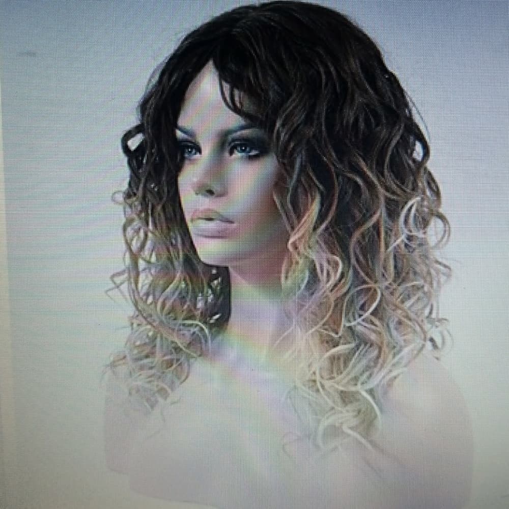 Wavy Ombre Two Tone Stawbery to Blonde