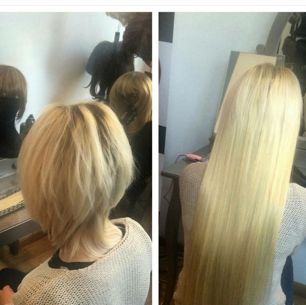 Blonde Full Head clip in Extension