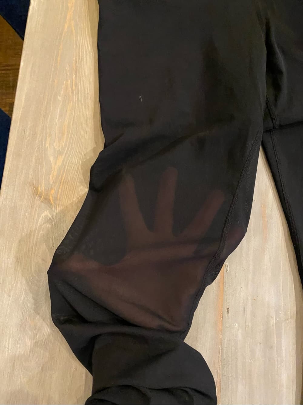 Fabletics Define PowerHold® High-Waisted Legging with sheer legs sz 6