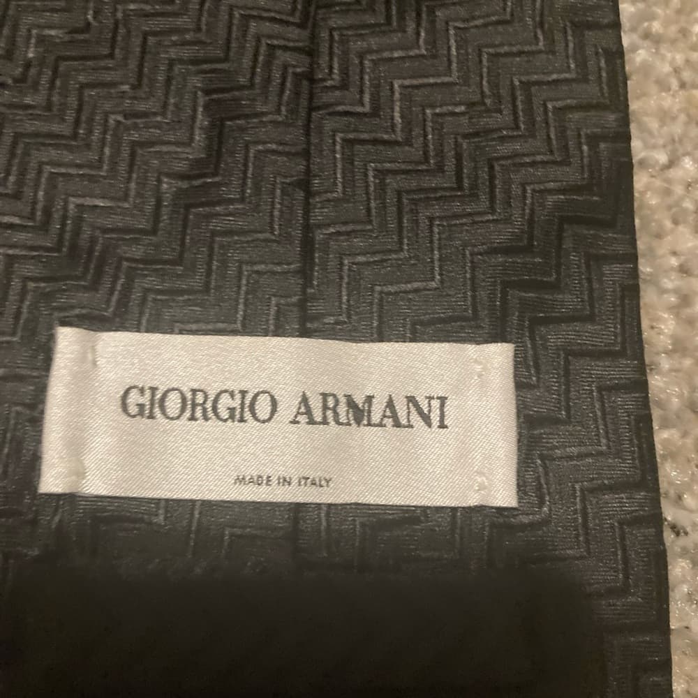 Giorgio Armani black tie