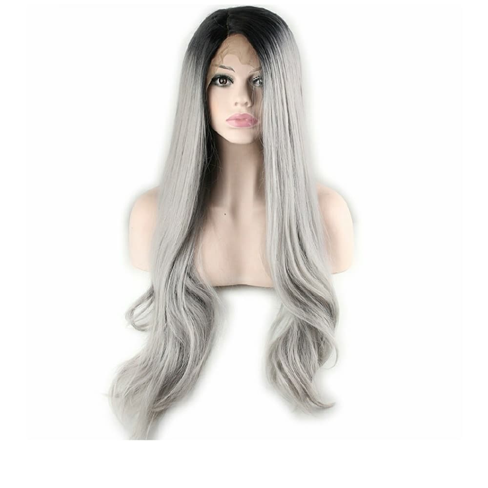 Ombre Gray Beauty LaceFront Wig 22-24inches