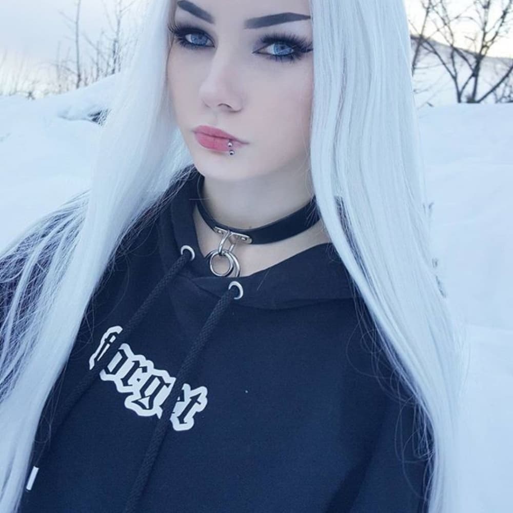 White Beauty Lace Front Wig