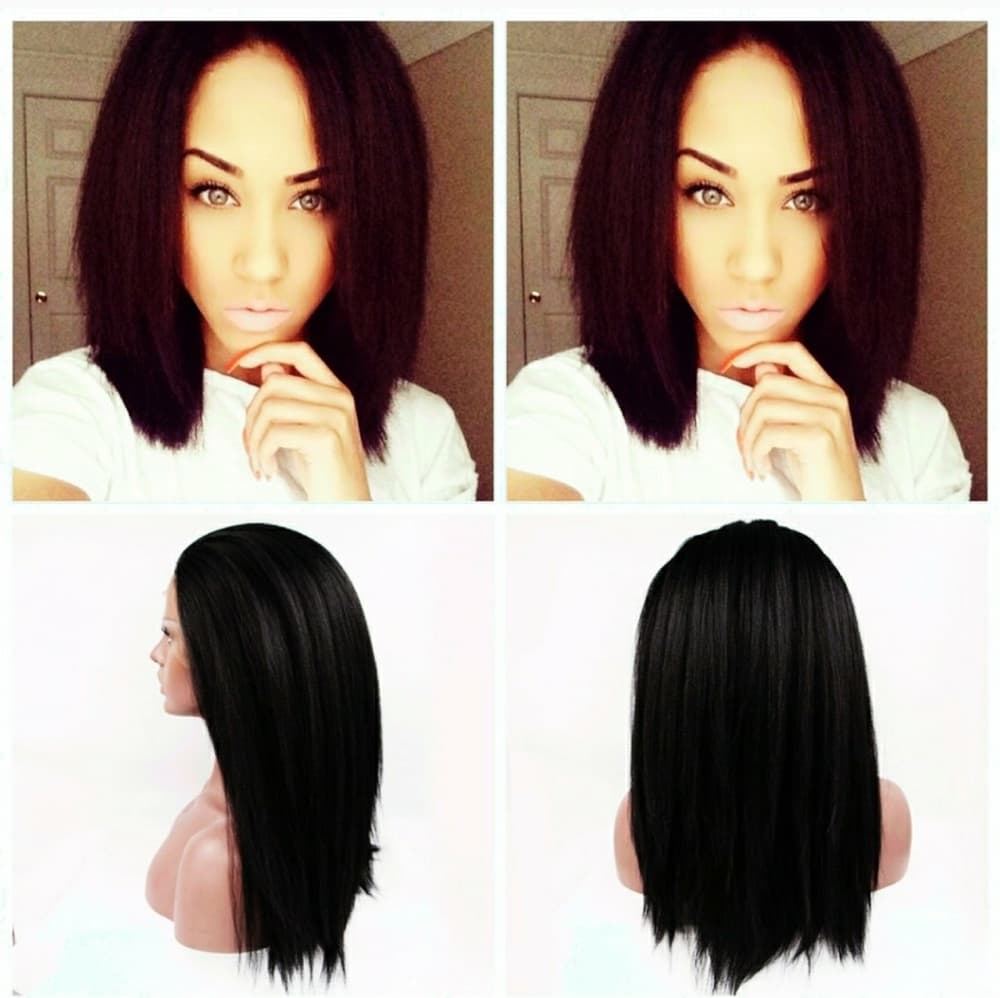 Black Straight Sexy Short Wig