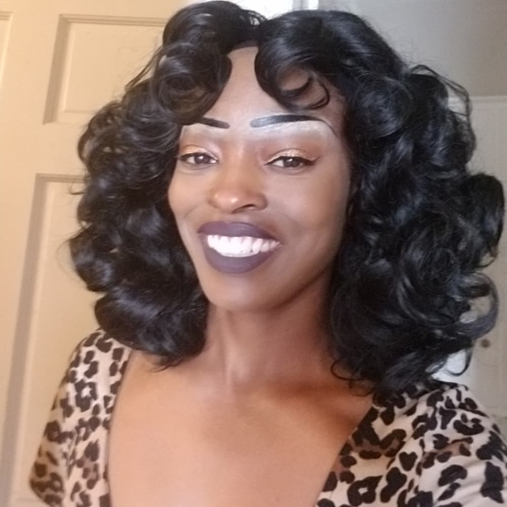 Black Big Curly Full Wig!!