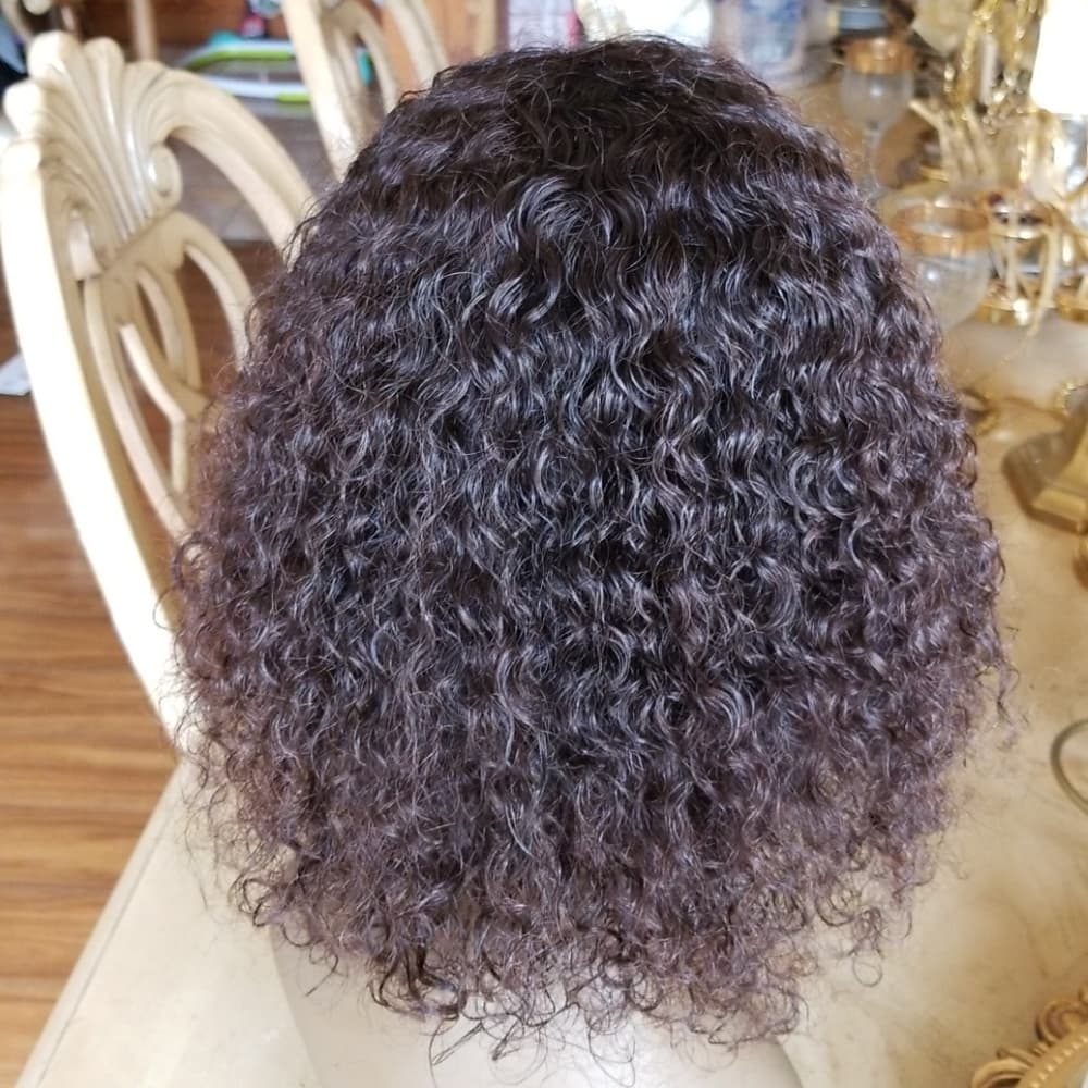 Used Human Hair Wig 8-10 inches