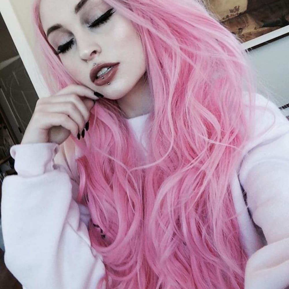 Pink Beauty Lace Front Wig