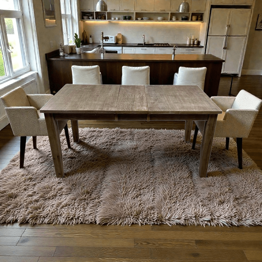 Jofran Eastern Tides Brushed Bisque Extendable Dining Table