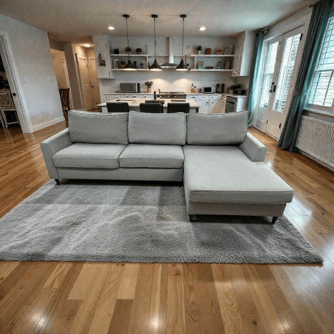 Room and Board Berin Queen Sleeper Sectional Couch with Chaise