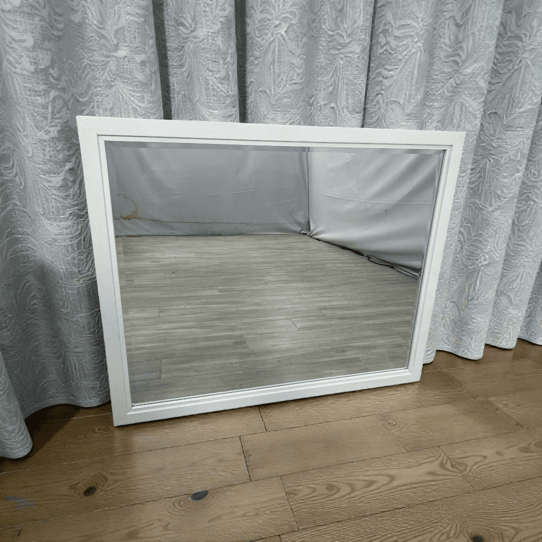 Ebern Designs Molly Tempered Glass Metal Beveled Framed Wall Mounted Vanity Rectangular Mirror
