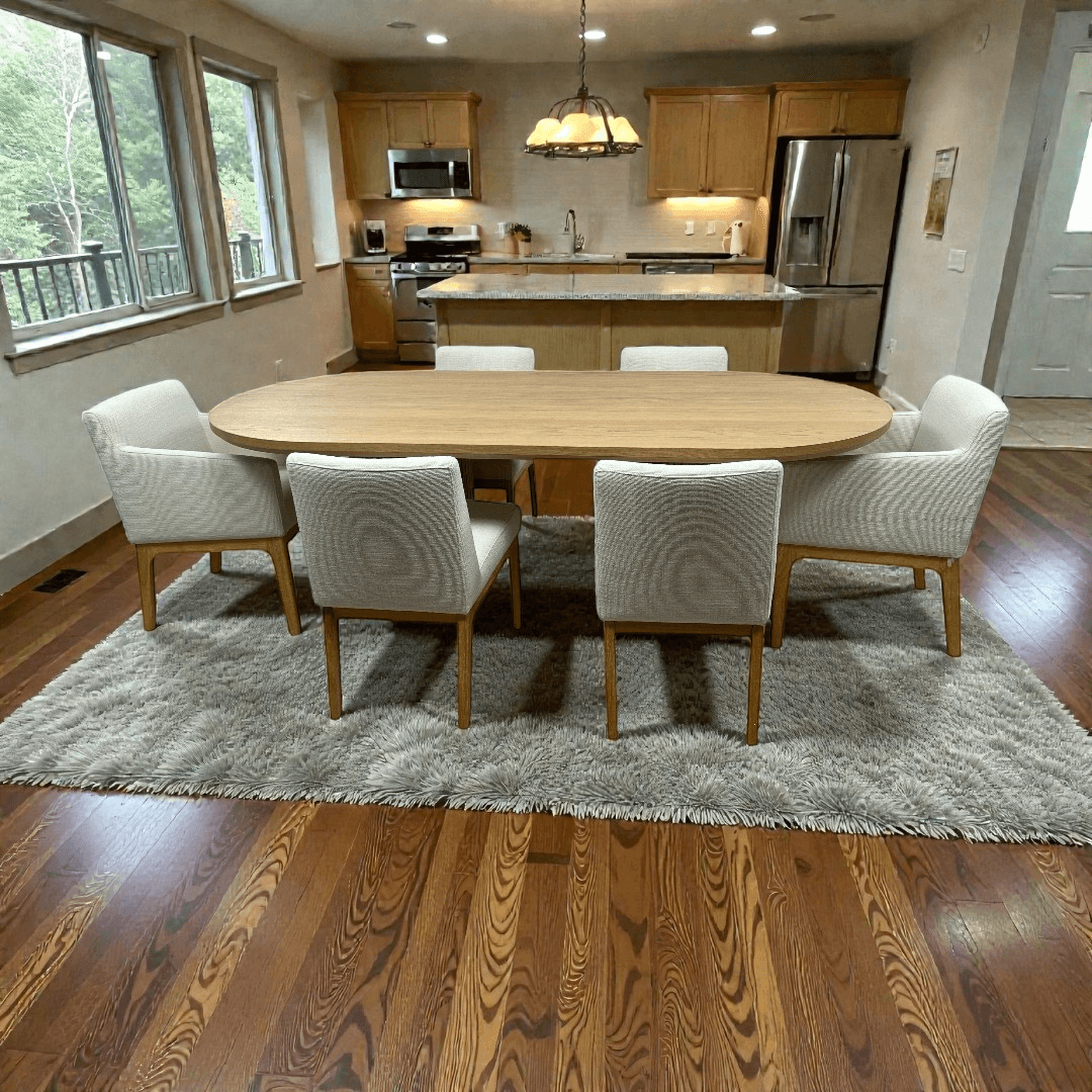 Castlery Harper Dining Table With Elliot Chair Set