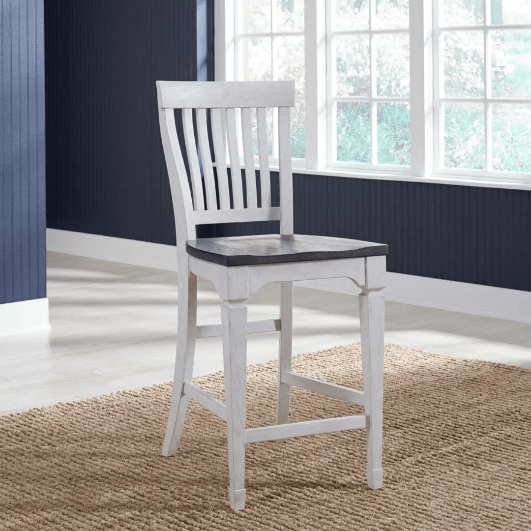 Liberty Furniture Allyson Park Counter Height Slat Back Chair