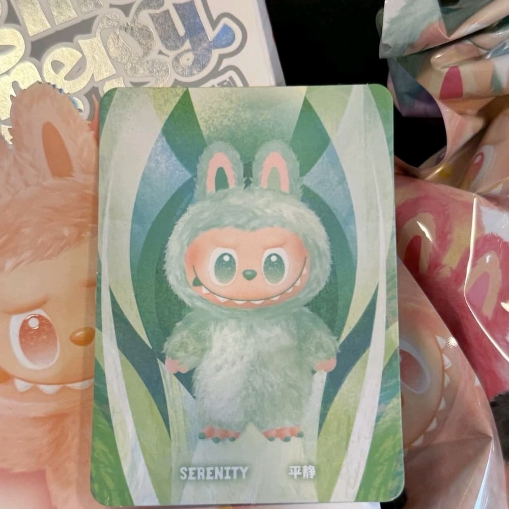 CONFIRMED POPMART LABUBU FROM BIG INTO ENERGY SERIES PLUSH PENDANT SERENITY