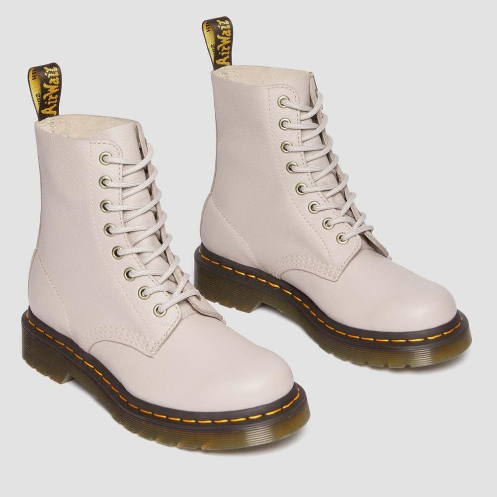 Dr. "Doc" Marten's 1460 Pascal Boots Virgina Vintage Taupe US Women's Size 11