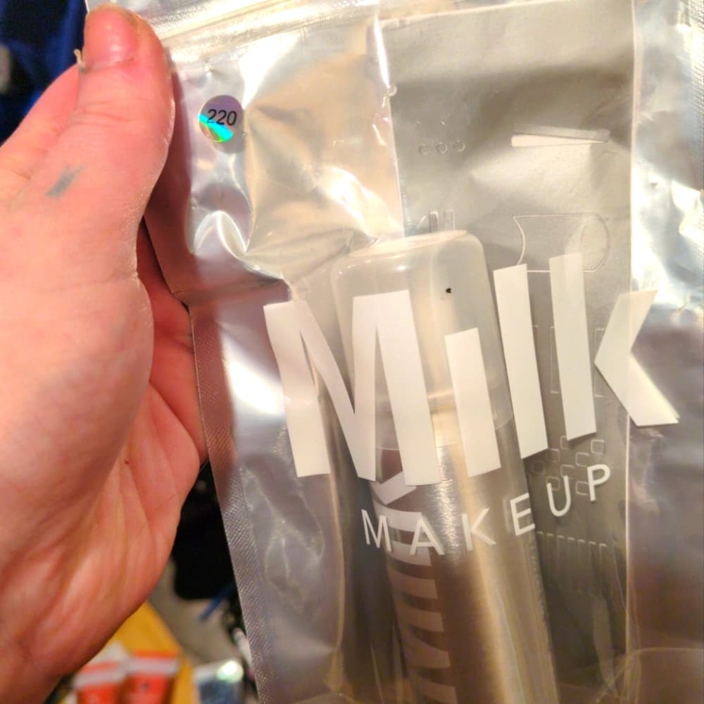 Milk Makeup Metallic Silver Nail Spray w/ Stickers! HTF+LE+Sold out!