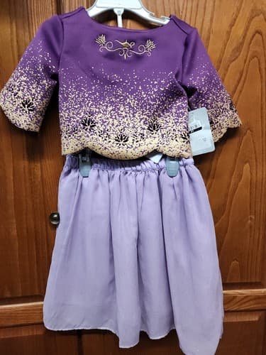 Girls' Disney Jasmine Dress - Purple 3T- Disney Store