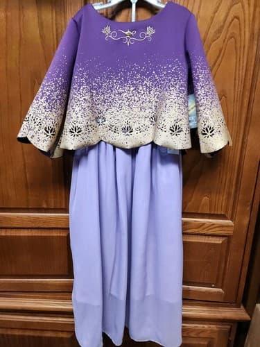 Girls' Disney Jasmine Dress - Purple Size 13- Disney Store