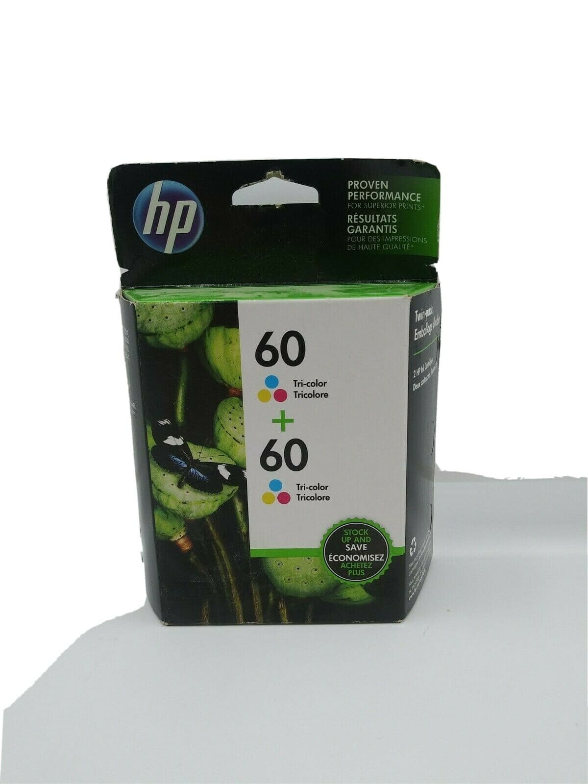 HP 60 Tri Color 60 Tri Color 2 Ink Cartridge CZ072FN Proven Performance Expired