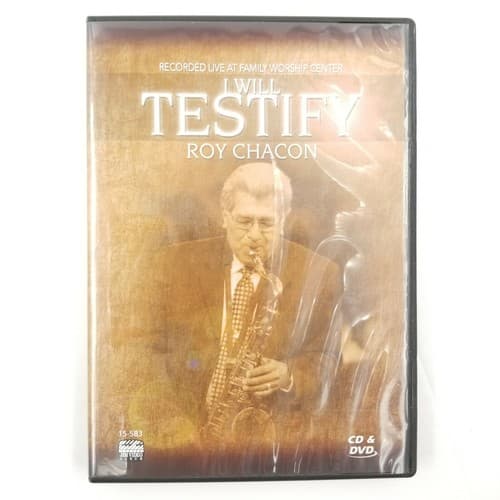 Jim Records CD/DVD Roy Chacon I Will Testify Live Family Worship Center 15-583
