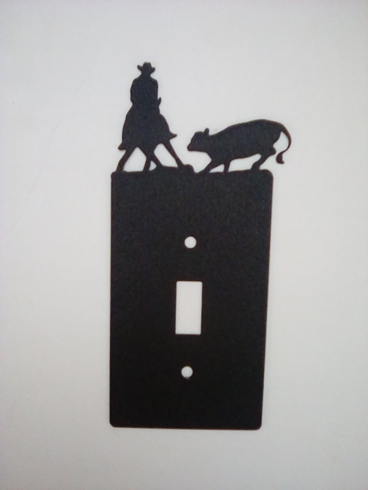 Single Switch Plate Cover Cowboy Horse Roundup Farm Cabin Ranch Lodge Rustic New