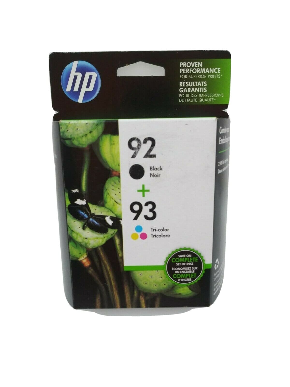 HP Original 92 Black + 93 Tri Color Ink Cartridge C9513FN Expired