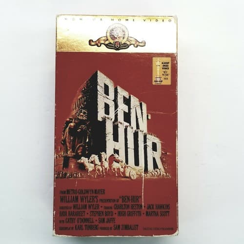 Ben Hur VHS Video Tape 2 Tape Set Charlton Heston MGM