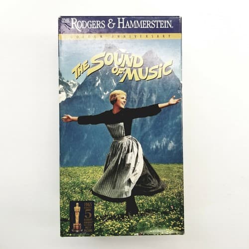 THE SOUND OF MUSIC Vhs Video Tape 1965 Julie Andrews Musical 1996 Golden Anniv