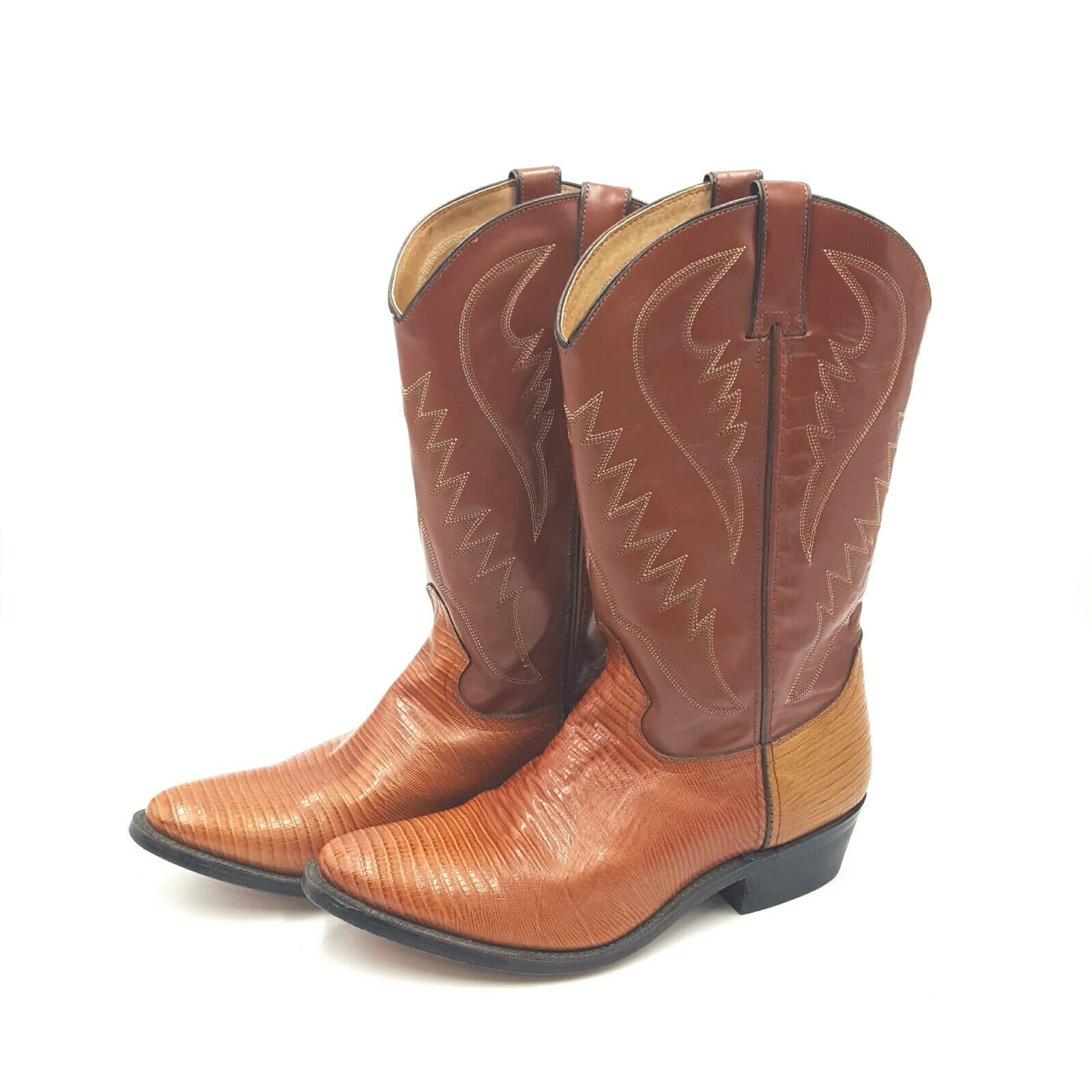 Sedona Men's Boot's With Bag 10 1/2 M Leather Sole Made In Mexico 3858460 555
