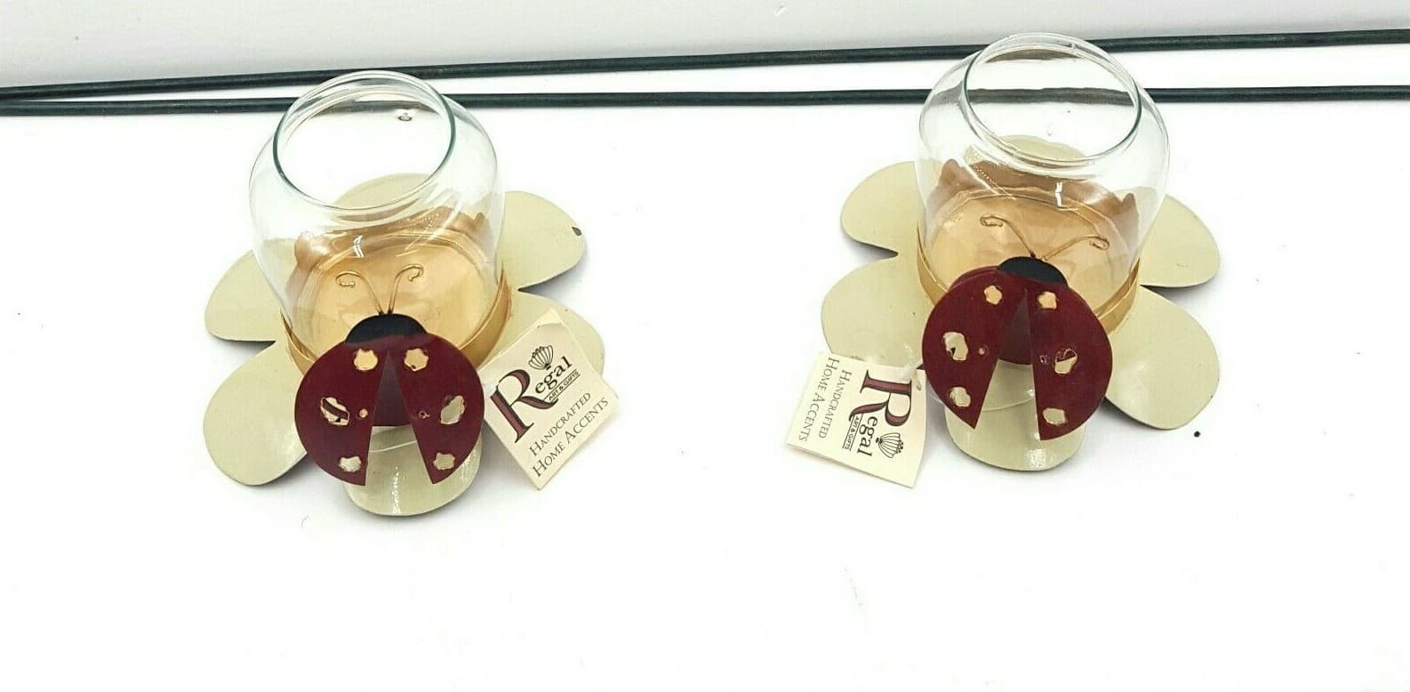 Ladybug Garden Light Regal Art & Gifts Handcrafted Home Accents Yard Indonesia