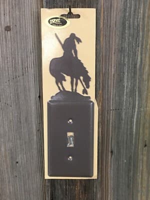 Lazart End of the Trail Collector's Series Indian Light Switch Cover Plate