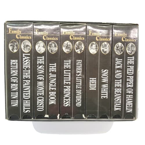 Family Classics 10 Pack Video Tapes Recorded In EP Mode Used