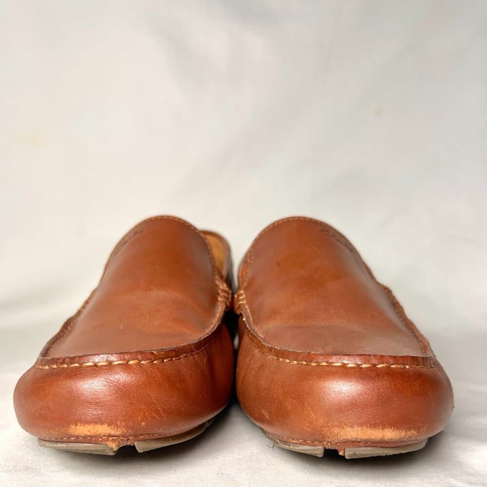 Clarks Markman Plain driving style loafer in tan leather Size 12