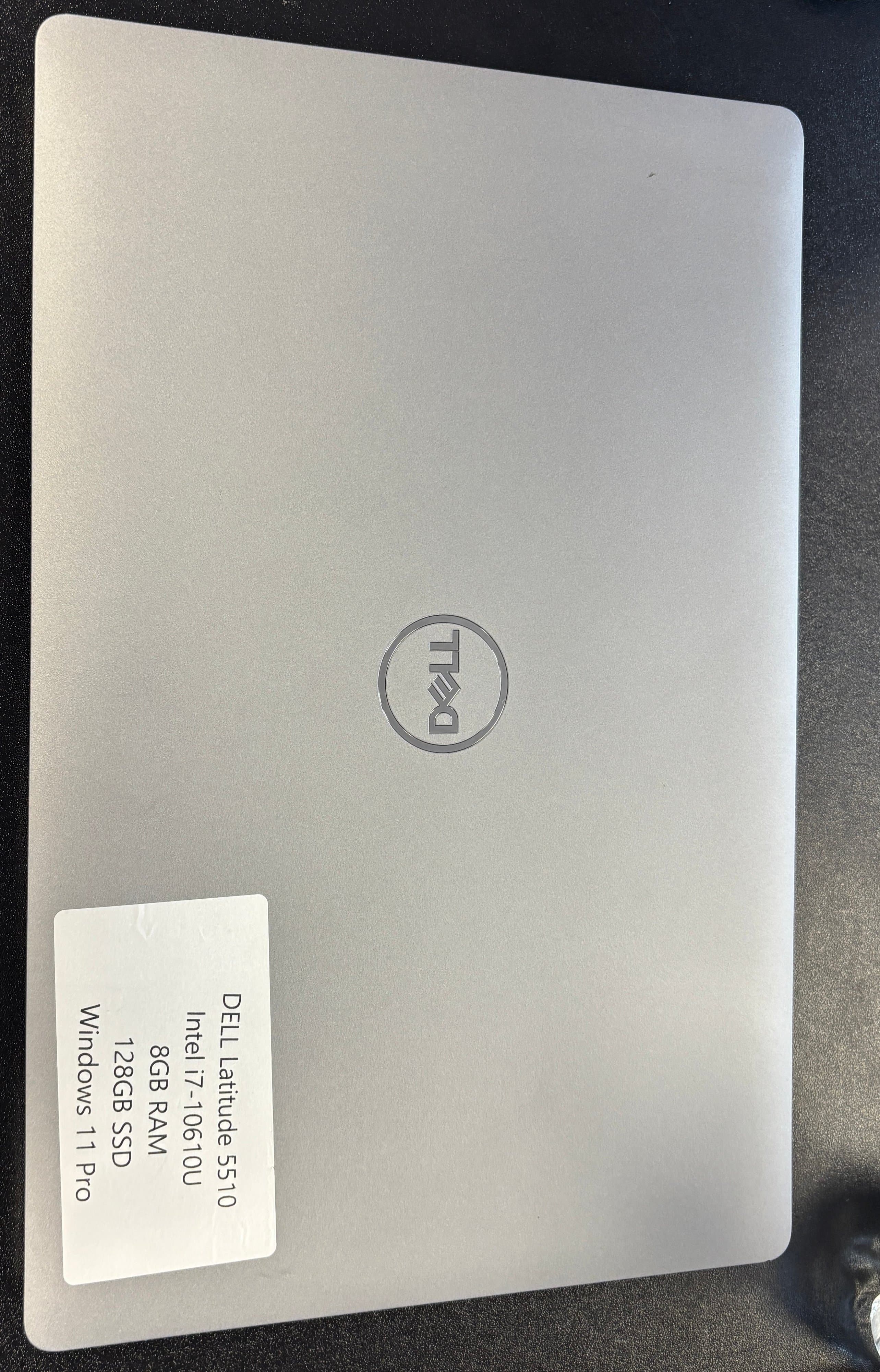 Dell Latitude 5510 Laptop Intel i7 8GB RAM 128GB SSD