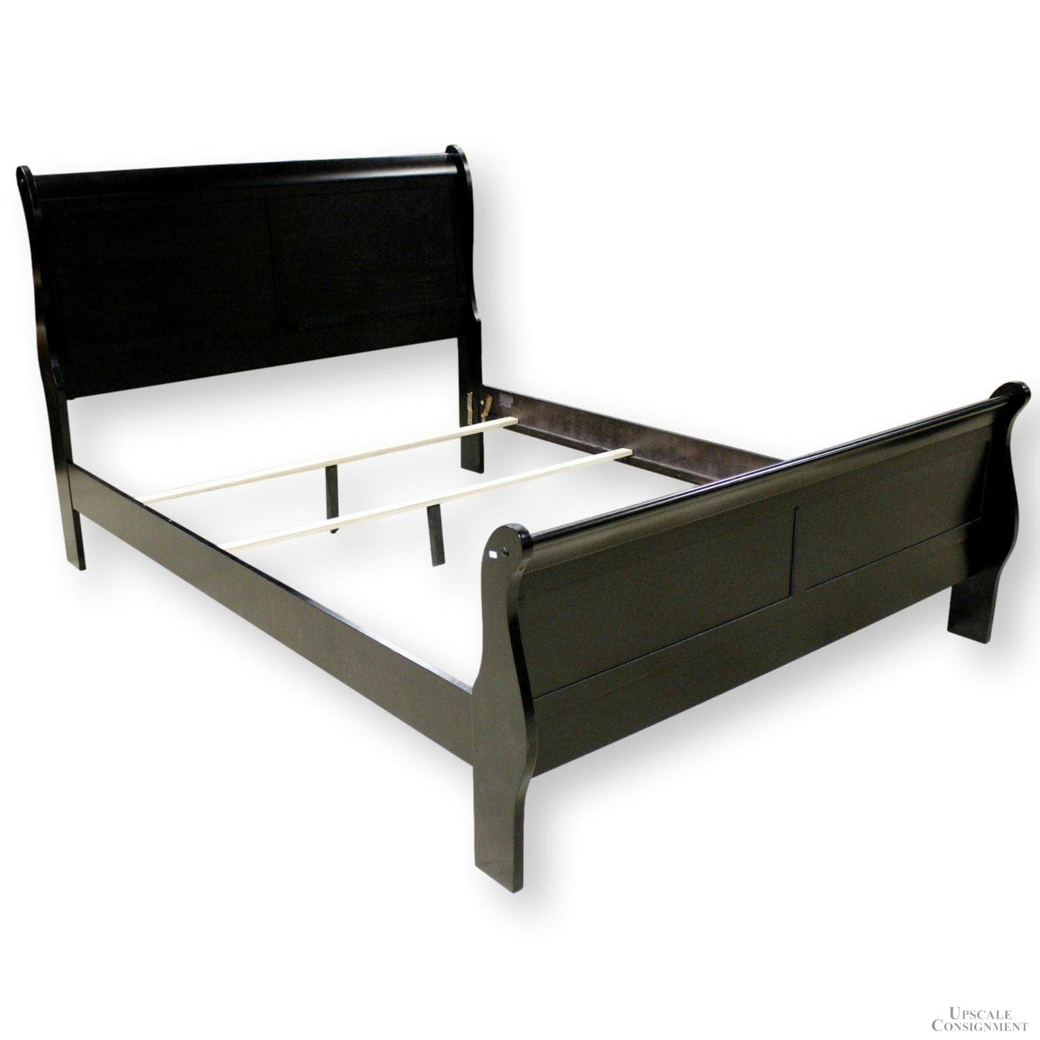 Furniture of America Black Queen Size Sleigh Bed - Black