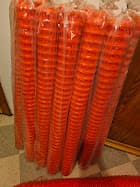 Orange Plastic Safety Fence Barrier Roll (Multiple Available)