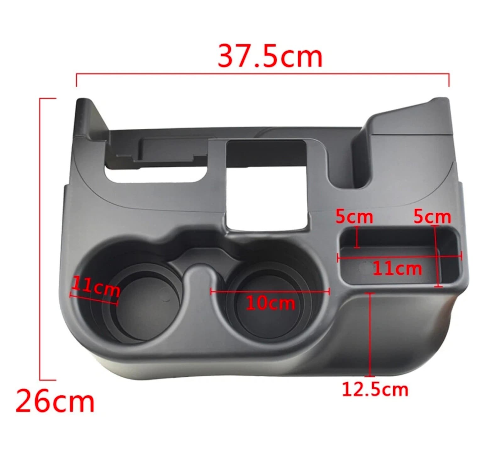 Dodge Ram Front Center Console Cup Holder Cover Black For 1500 2500 3500