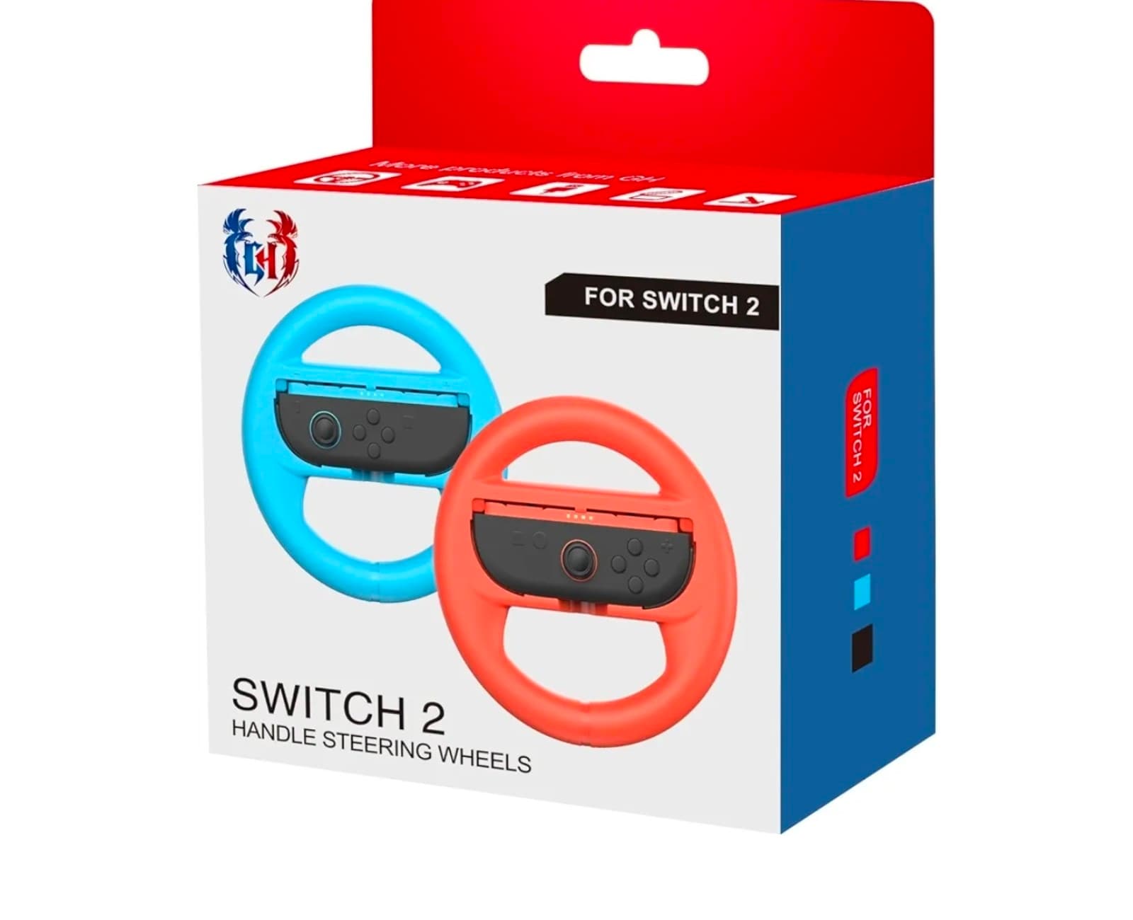 Switch 2 Steering Wheel for Mario Kart World, Mario Cart Racing Wheel