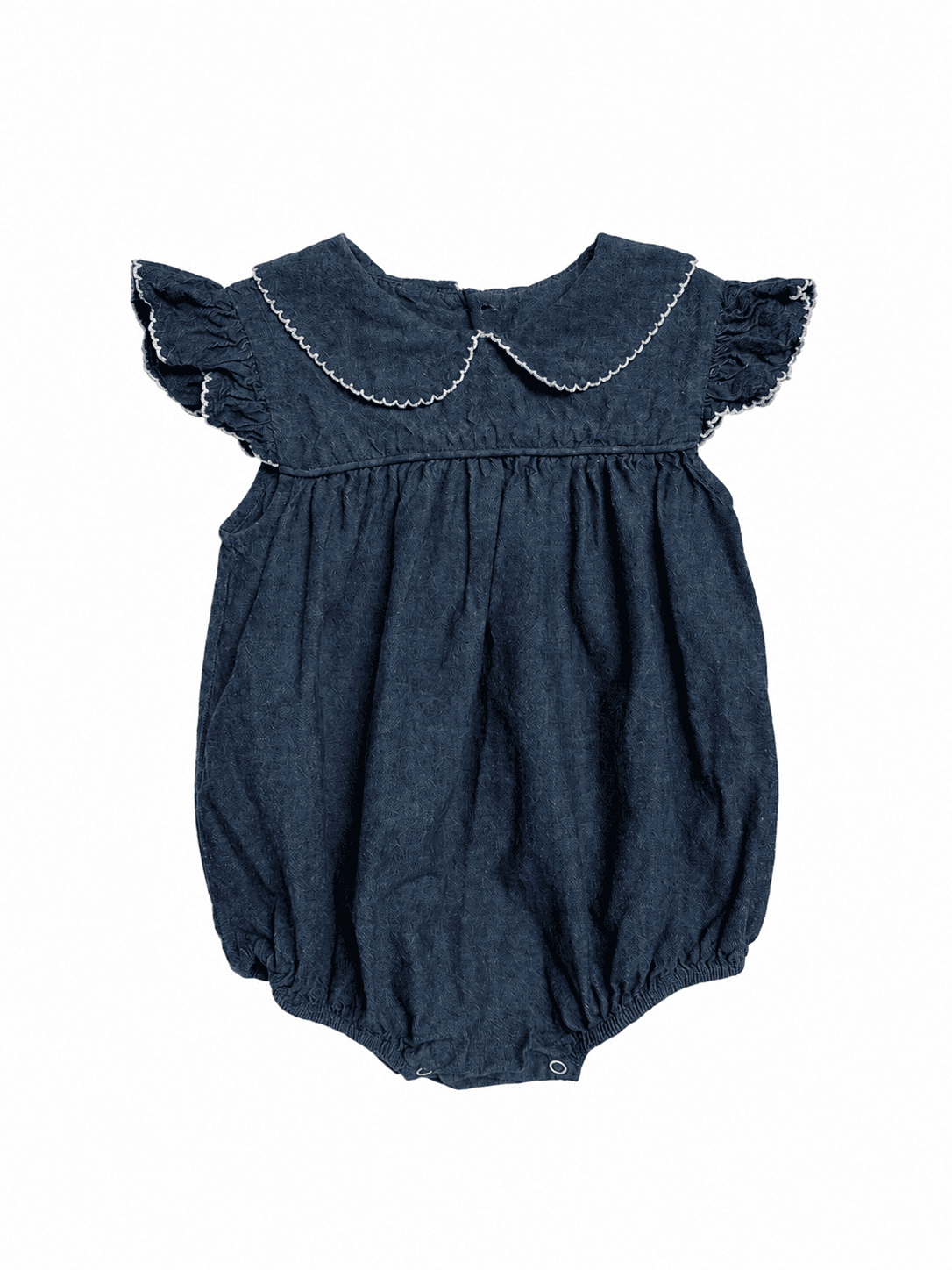 Sage and Lilly Blue Bubble Romper size 12 months