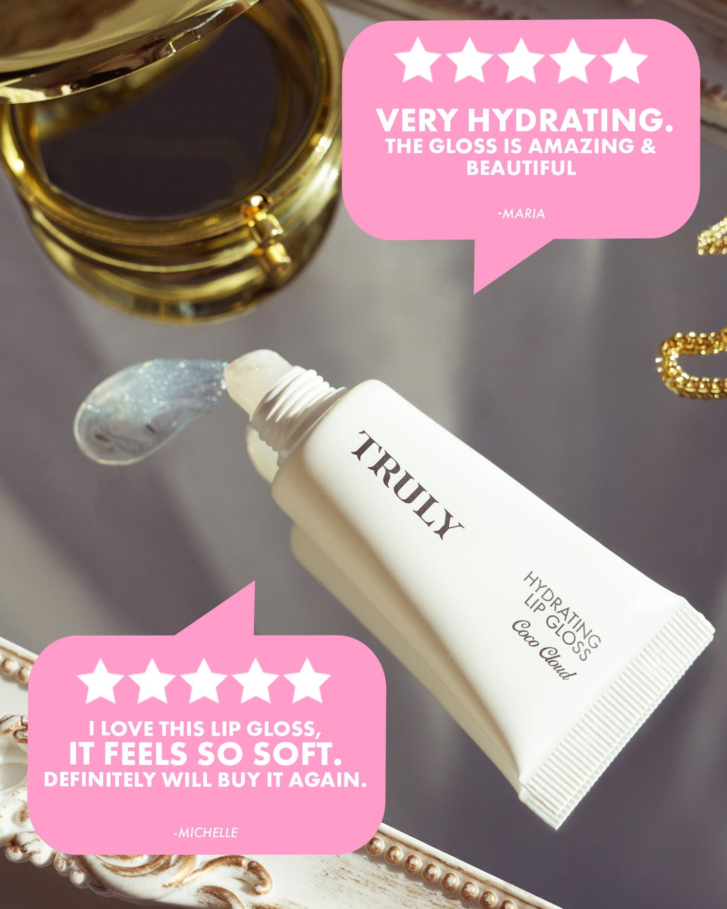 Truly Beauty Truly Lip Gloss, Coco Cloud 0.4 oz