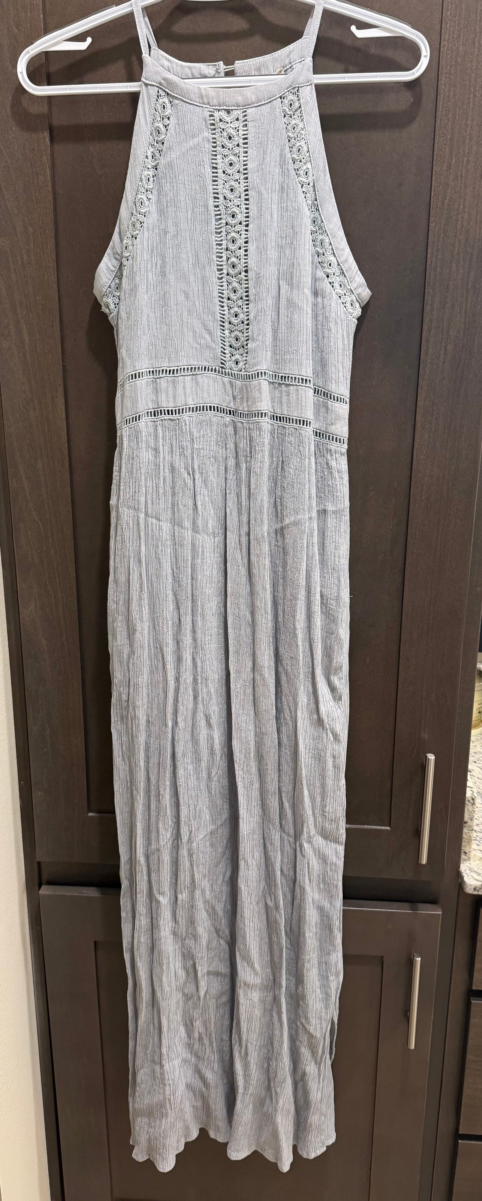 Altard State Sleeveless Maxi Dress with Lace Detail Size S