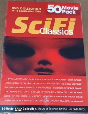 SCI-FI Classics 50 Movie Pack - DVD - 12 Disc Box Set