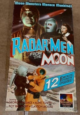 Radar Men from the Moon (VHS, 1995, 2-Tape Set)