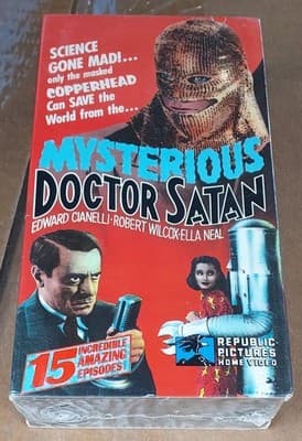Mysterious Doctor Satan A Republic Serial In 15 Episodes Vhs
