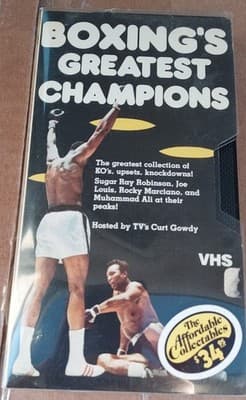 Boxing Greatest Champions VHS 1983 Sports Vidamerica Curt Gowdy Very Rare HTF