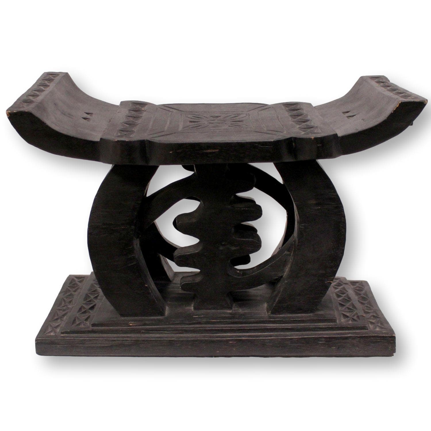 Hand Carved Asian Garden Stool/Plant Stand