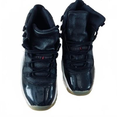 Air Jordan 11 Retro Kids Sneakers Black White Size 6.5Y Patent Leather Classic